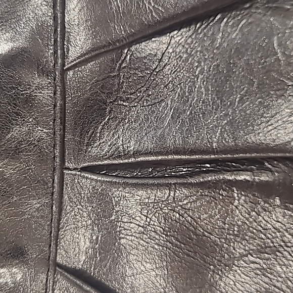 Gold Leather Clutch - Picture 4 of 4